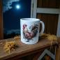 Preview: Keramiktasse Tasse Huhn Blumen Design Nr. 2 Kaffeebecher Teetasse Kaffeetasse - Artikel Nr. 1100089